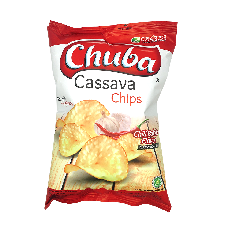 Chuba Cassava Chips Chili Balado